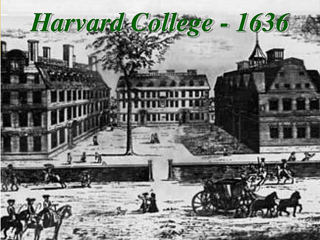 Havard College was established