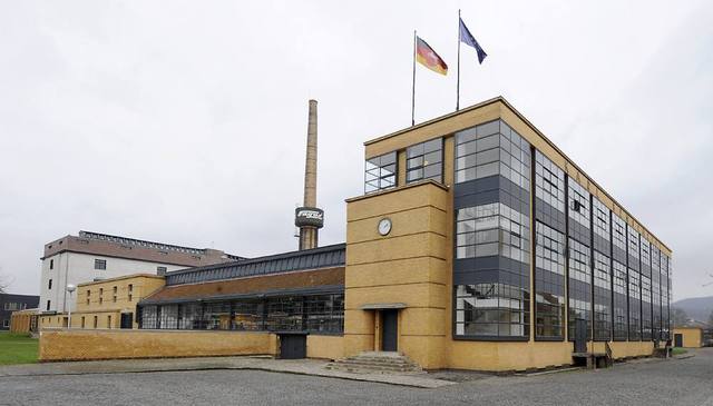 Construccion de Faguswerk en Alfeld-an-der-Leine