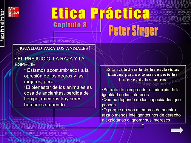 PETER SINGER  (SIGLO XX)