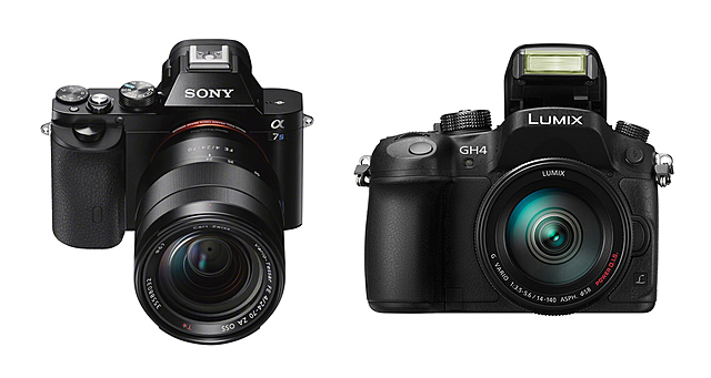 Panasonic Lumix GH4 et Sony Alpha 7S