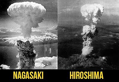 Explosió de les bombes atòmiques d’Hiroshima i Nagasaki.