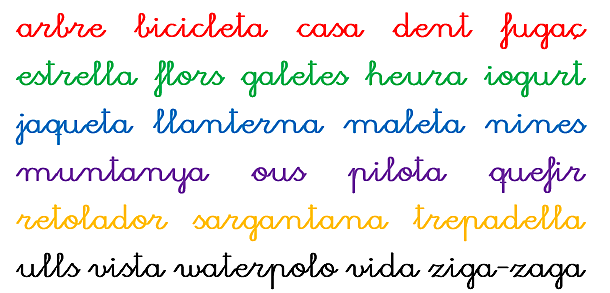 Aprenc a ecriure lletra lligada