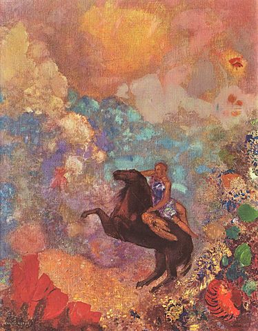 Obra de arte de Odilon Redon.