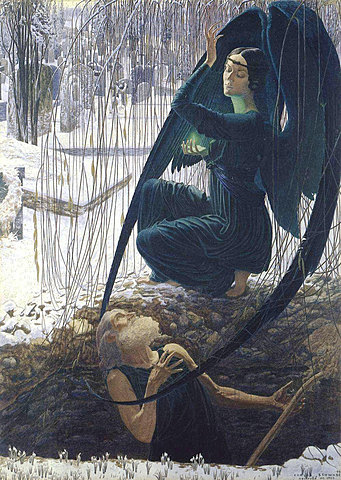 Obra de arte de Carlos Schwabe.