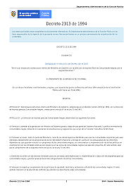 Decreto  2313