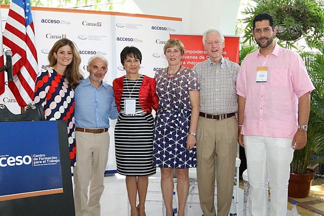 Bill Clinton visita a Colombia