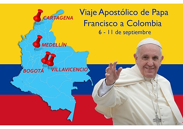 Visita del papa Francisco a Colombia
