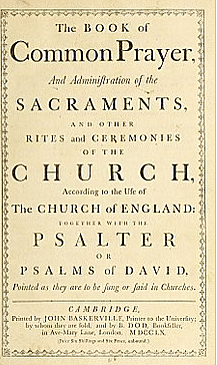 The first version of the English prayer book, or Book of Common Prayer, is published with text by Thomas Cranmer