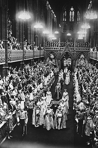 La coronación de la reina Isabel II