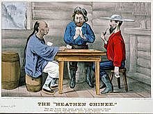 Bret Harte's comic ballad Plain Language from Truthful James acquires a popular alternative title, The Heathen Chinee