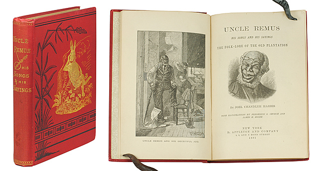 Joel Chandler Harris publishes Uncle Remus: His Songs and His Sayings, the first of many Uncle Remus volumes