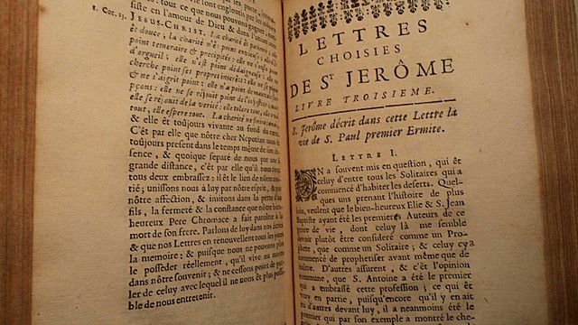 San Jerónimo traduce al latín la Biblia