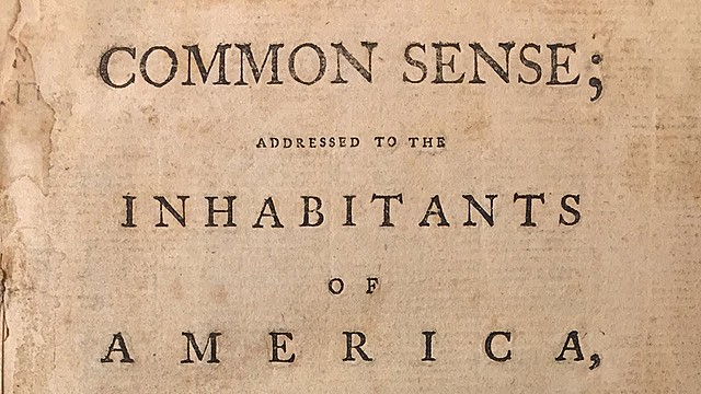 Thomas Paine's Common Sense