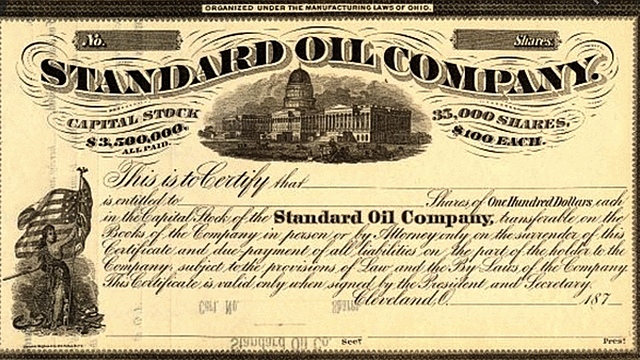 John D. Rockefeller Creates Standard Oil