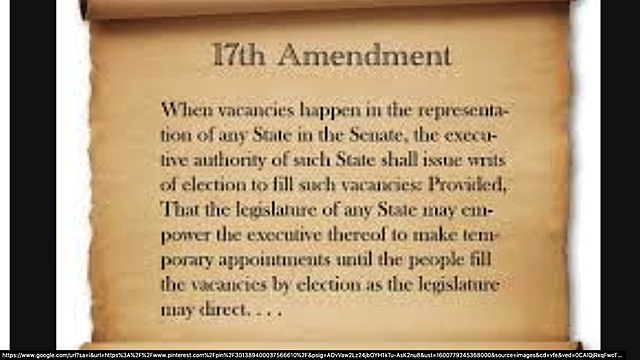 The 17th Amendment is Passed