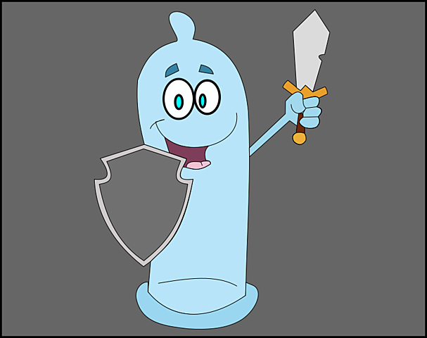 Condón masculino y femenino