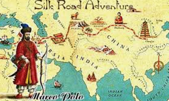 Marco Polo travels to the East