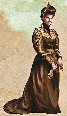 Vestido de visita 1880
