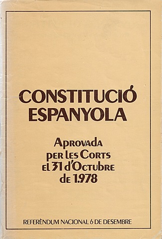 Aprovació de la Constitució Espanyola