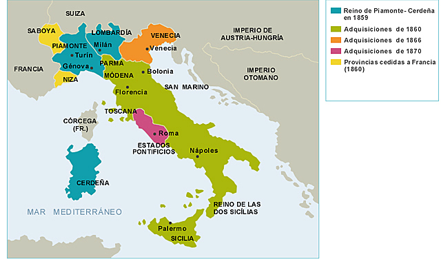 Naixement de l’estat d’Itàlia i Alemanya
