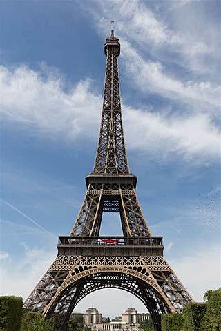 La Torre Eiffel, una mostrá de l'arquitectura del ferro del s. XIX