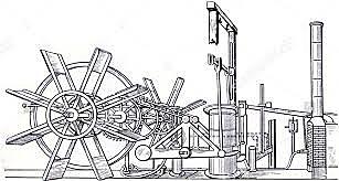 Invenzione del filatoio azionato ad energia idraulica