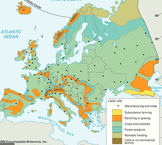 Europe is a farming economy