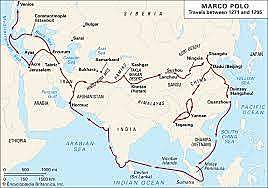 Marco Polo travels to the East