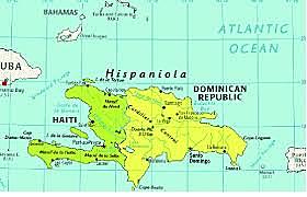Columbus made landfall on an island he named Hispaniola