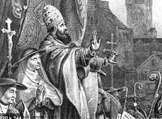 Pope Urban calls for Crusades in the Holy Land