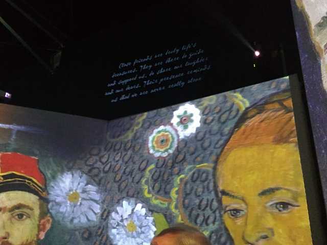 Autodescubrimiento. Van Gogh Alive, cuidad de México.