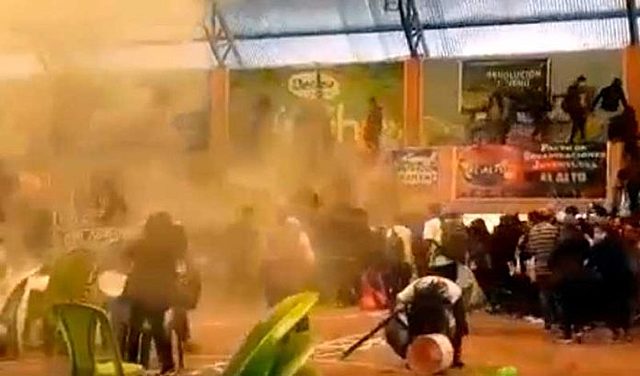 Juventudes del MAS denuncian gasificación en una concentración en el Complejo Fabril en El Alto