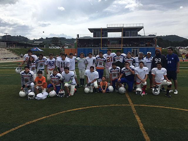 Empecé a entrenar fútbol americano