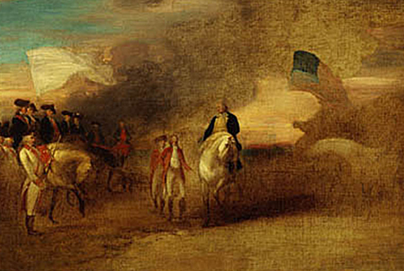 Cornwallis surrender to the British in Yorktown