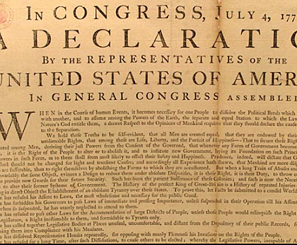 declaration of Independence