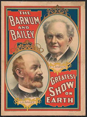 Barnum & Bailey Circus "The Greatest Show on Earth"