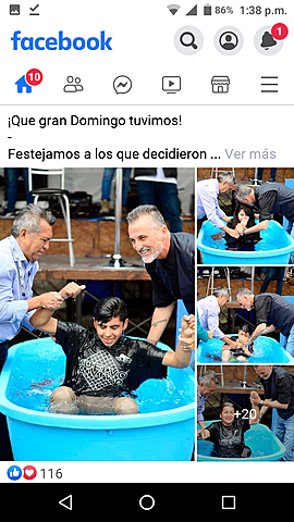 Me bauticé en la iglesia el Río