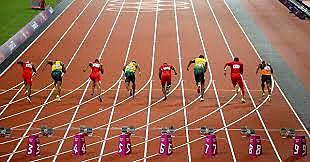 Primera competencia atlética