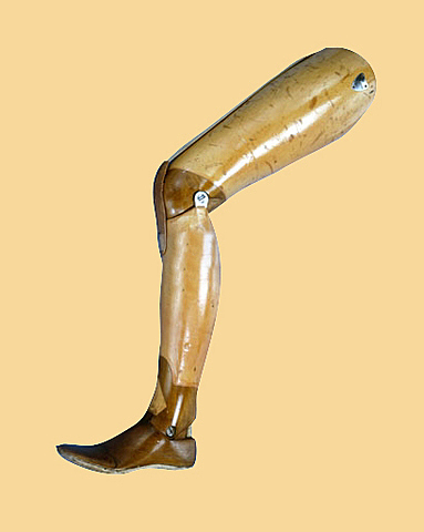 Primera prótesis de pierna