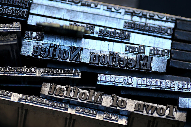 Hot Metal Typesetting / Printig process