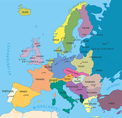 1919-1920 Tyskland afgiver landd