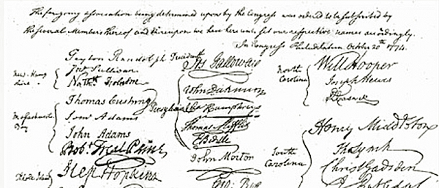 Stamp Act, Declaration of Rights and Grievances