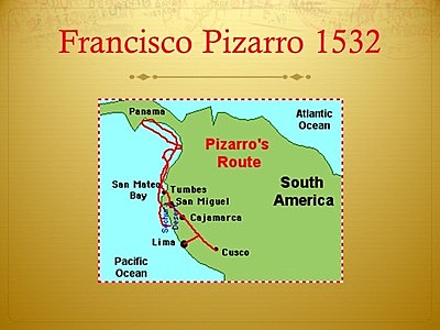 Francisco pizzaro-sailed for Spain