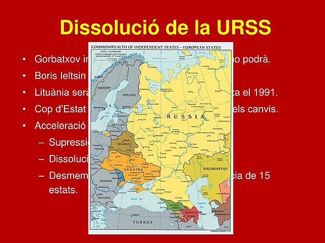 Dissolució de la URSS