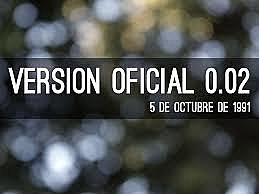 Primera version oficial de Linux 0.02