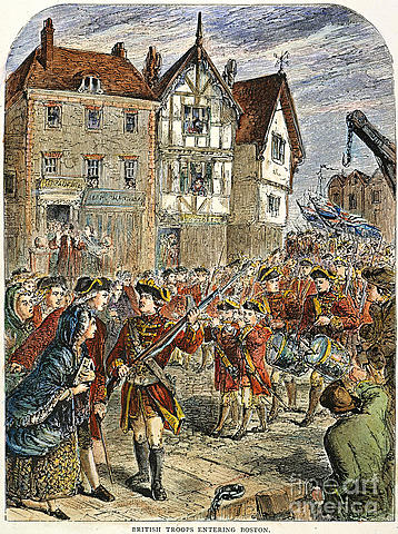 British Occupation in Boston