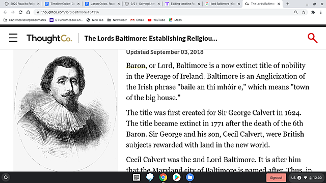 Maryland Catholic Experiment