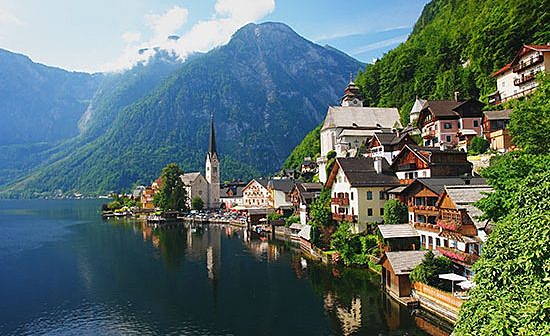 Estic a Àustria fent snowboard