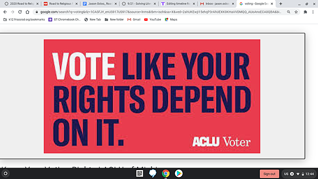 Religious Requirements for Voting