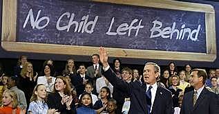 "No child left behind" laws were approved